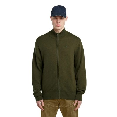 блуза,мъжки,пуловери,g,star,premium,core,full,zip,sweater,green,(asfalt)