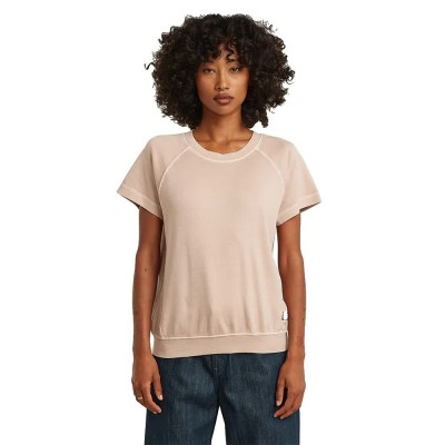 тениска,дамски,тениски,g,star,raglan,short,sleeve,t,shirt,beige,(liquid,pink,gd)