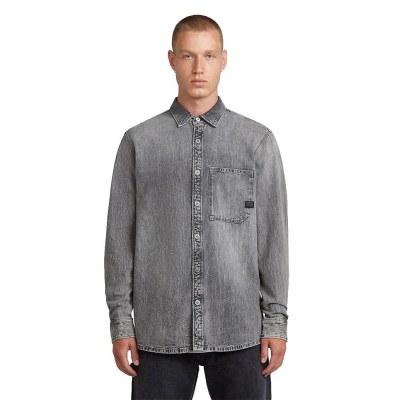 риза,с,дълъг,ръкав,мъжки,ризи,g,star,regular,1,pocket,long,sleeve,shirt,grey,(sun,faded,oyster,shell)