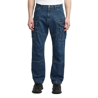 дънки,мъжки,панталони,g,star,rovic,3d,loose,denim,jeans,worn,in,watercourse
