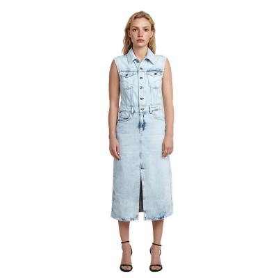 рокля,дамски,поли,и,рокли,g,star,sleeveless,dress,blue,(vintage,aegean,sea)