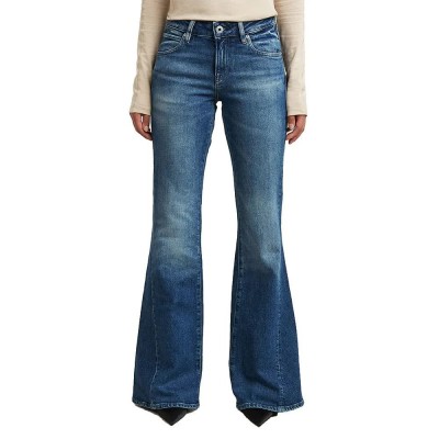 дънки,дамски,панталони,g,star,stevey,flare,jeans,antique,faded,niagara