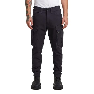 панталони,мъжки,панталони,g,star,zip,pocket,3d,skinny,2.0,cargo,pants,black,(salute)