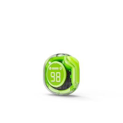 слушалки,слушалки,gembird,twst,01,wireless,earphones,green,(green,transparent)