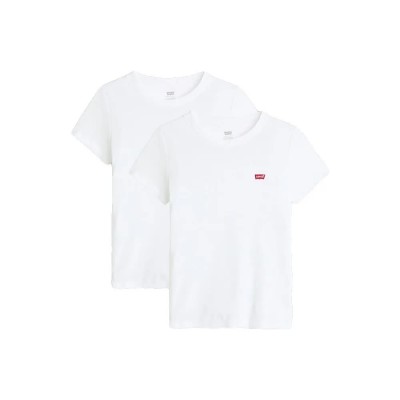 тениска,мъжки,тениски,дамски,тениски,levi´s,®,essential,short,sleeve,t,shirt,2,units,white,(white)