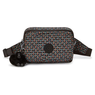 чанта,всички,чанти,kipling,abanu,multi,2.2l,waist,bag,geo,feather,(brown)
