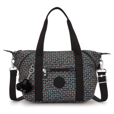 чанта,всички,чанти,kipling,art,mini,10l,tote,bag,geo,feather,(grey)