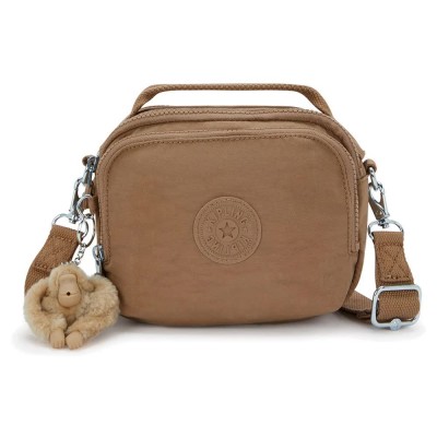 чанти,за,през,рамо,kipling,cahir,2l,crossbody,brown,(early,tan)