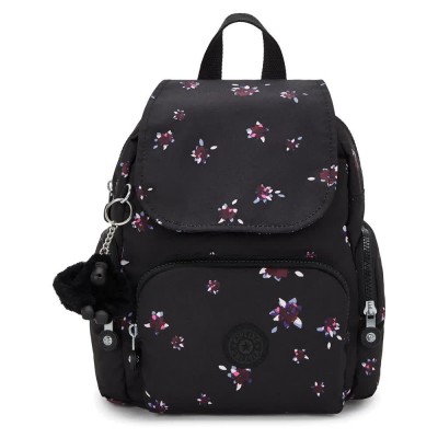раница,раници,kipling,city,zip,mini,9l,backpack,night,flower,(black)