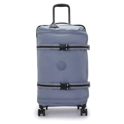 куфари,kipling,spontaneous,m,71l,trolley,bag,blue,stone,(blue)