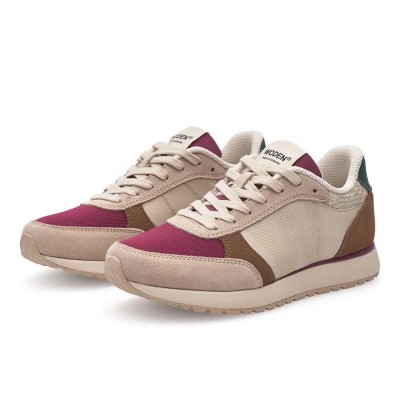 маратонки,дамски,маратонки,woden,ronja,trainers,beige,(berry)