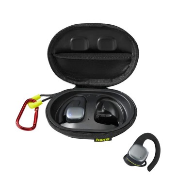 слушалки,слушалки,hama,spirit,athletics,wireless,sport,headphones,black,yellow,(black)