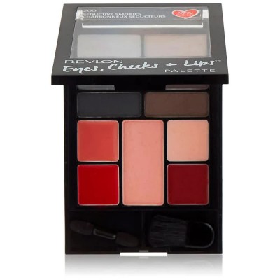 очна,линия,revlon,cheeks+lips,200,seductive,smokies,1g,eyeshadow,palette