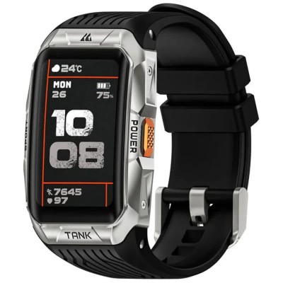 часовници,kospet,tank,x2,ultra,gps,smartwatch,silver,(black)