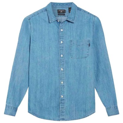 риза,с,дълъг,ръкав,мъжки,ризи,dockers,original,slim,long,sleeve,shirt,breeze,(blue)