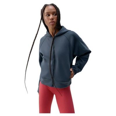 блуза,дамски,блузи,born,living,yoga,elsa,full,zip,sweatshirt,blue,grey