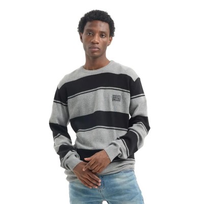 блуза,мъжки,пуловери,hydroponic,drone,sweater,grey,(heather,grey,black)