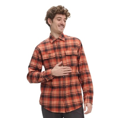 карирана,риза,мъжки,ризи,hydroponic,nolan,long,sleeve,shirt,orange,(orange,check)