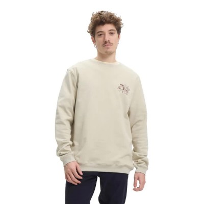 блуза,мъжки,пуловери,hydroponic,sb,duo,sweatshirt,beige,(stone)