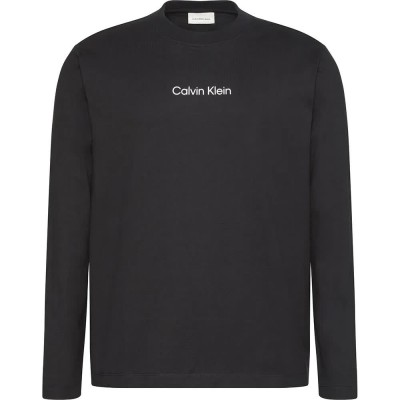 тениска,мъжки,тениски,calvin,klein,lv04ld232g,long,sleeve,t,shirt,black
