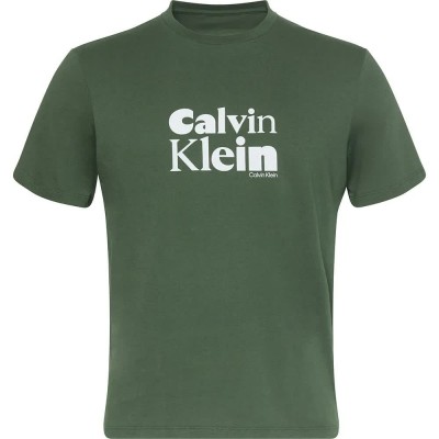 тениска,мъжки,тениски,calvin,klein,lv04rd820g,short,sleeve,t,shirt,sycamore,(green)