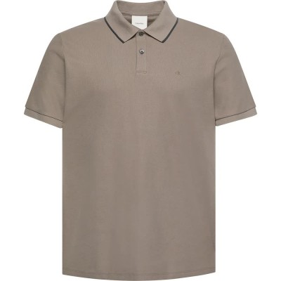 мъжки,блузи,с,яка,calvin,klein,pique,classic,short,sleeve,polo,taupe,tone,(beige)