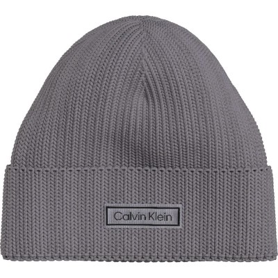 шапка,всички,шапки,calvin,klein,patch,chunky,beanie,silver,sconce
