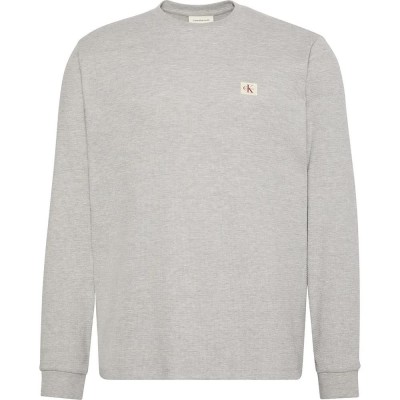 тениска,мъжки,тениски,calvin,klein,jeans,lv040em217,long,sleeve,t,shirt,heroic,grey,heather,(grey)