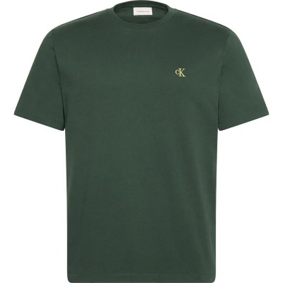тениска,мъжки,тениски,calvin,klein,jeans,lv04rc275g,short,sleeve,t,shirt,sycamore,(green)