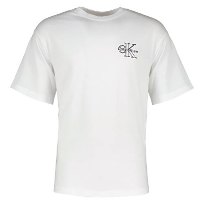 тениска,мъжки,тениски,calvin,klein,jeans,lv04rc856g,short,sleeve,t,shirt,brilliant,white,(white)