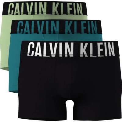 боксерки,мъжко,бельо,calvin,klein,000nb3775a,boxers,3,units,multicolor,(black,teal,breeze,forest,freeze)