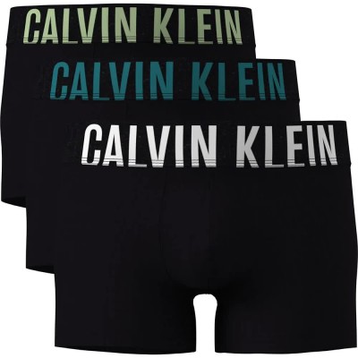 боксерки,мъжко,бельо,calvin,klein,000nb3775a,boxers,3,units,black,bodies,white,teal,breeze,frozen