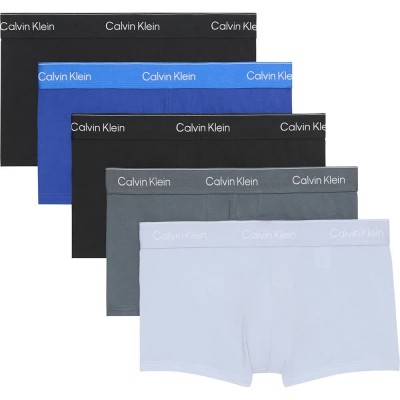 боксерки,мъжко,бельо,calvin,klein,lv00nb4390,trunk,boxers,5,units,black,royalty,casual,blue,turbulence