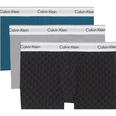 боксерки,мъжко,бельо,calvin,klein,lv00nb4565,trunk,boxers,3,units,sleet,seamless,emblem,black,ashford