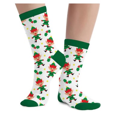 чорапи,детски,чорапи,guirma,christmas,socks,white,green,(white)
