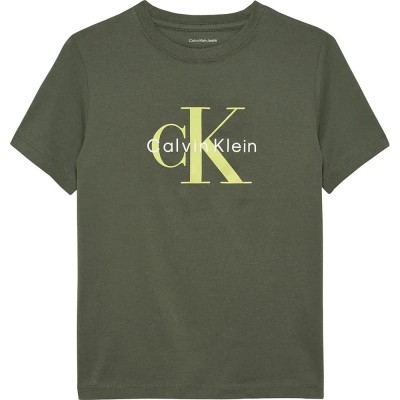 тениска,детски,тениски,calvin,klein,iu0iu00715,short,sleeve,t,shirt,thyme,(green)