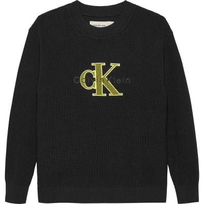 блуза,детски,блузи,calvin,klein,towelling,sweater,ck,black,(black)