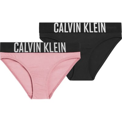 детско,бельо,calvin,klein,g80g800729,panties,2,units,brandied,apricot,black,(black,pink)