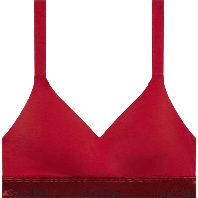 бюстие,дамско,бельо,дамски,бикини,и,танкини,calvin,klein,lv00qf8555,bralette,bra,red,(adrenaline,rush)