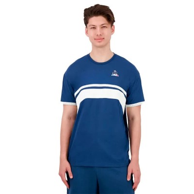 тениска,мъжки,тениски,le,coq,sportif,contemporain,lf,loose,n°2,short,sleeve,t,shirt,insignia,blue
