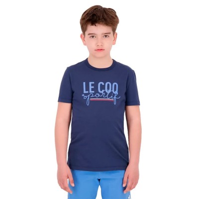 тениска,детски,тениски,le,coq,sportif,tri,n°2,short,sleeve,t,shirt,dress,blues,(blue)