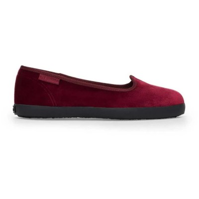 обувки,дамски,обувки,superga,2441,velvet,ballet,pumps,red,bordeaux,f,black