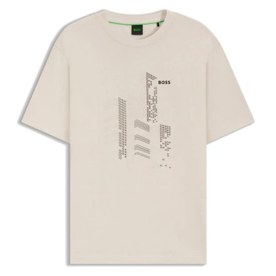 тениска,мъжки,тениски,boss,grx,zone,10262150,t,shirt,beige,(open,white)