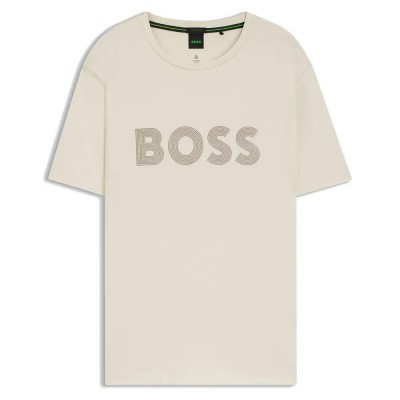 тениска,мъжки,тениски,boss,logo,future,t,shirt,open,white