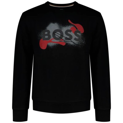 блуза,мъжки,пуловери,boss,soleri,215,10275624,01,sweatshirt,black,(black)