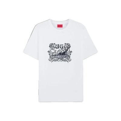 тениска,мъжки,тениски,hugo,diwom,10258299,t,shirt,white,(white)