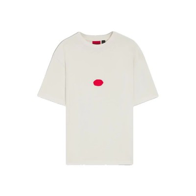тениска,мъжки,тениски,hugo,divis,10273257,t,shirt,natural,(beige)