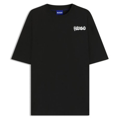 тениска,мъжки,тениски,hugo,nyro,10268981,t,shirt,black