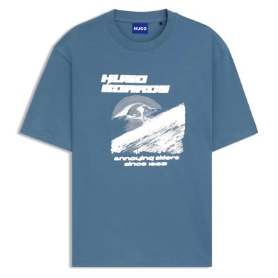 тениска,мъжки,тениски,hugo,napolux,10258299,01,blue,t,shirt,open,blue,(blue)