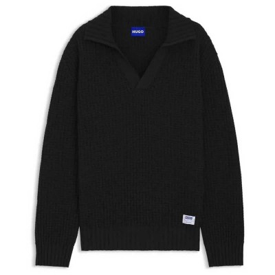 блуза,мъжки,пуловери,hugo,spiro,10274311,sweater,black